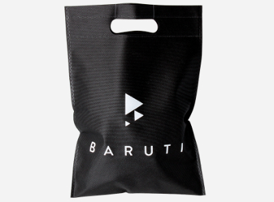 Baruti woven tas zwart